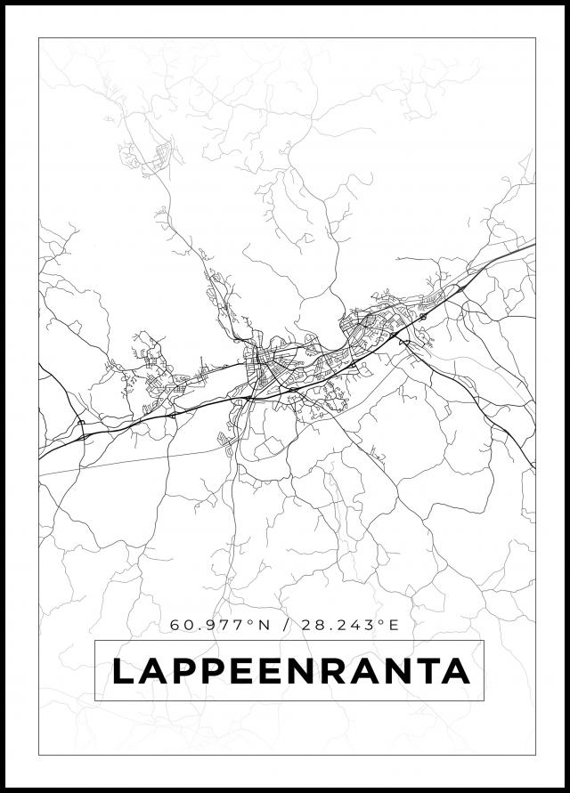 Bildverkstad Map - Lappeenranta - White