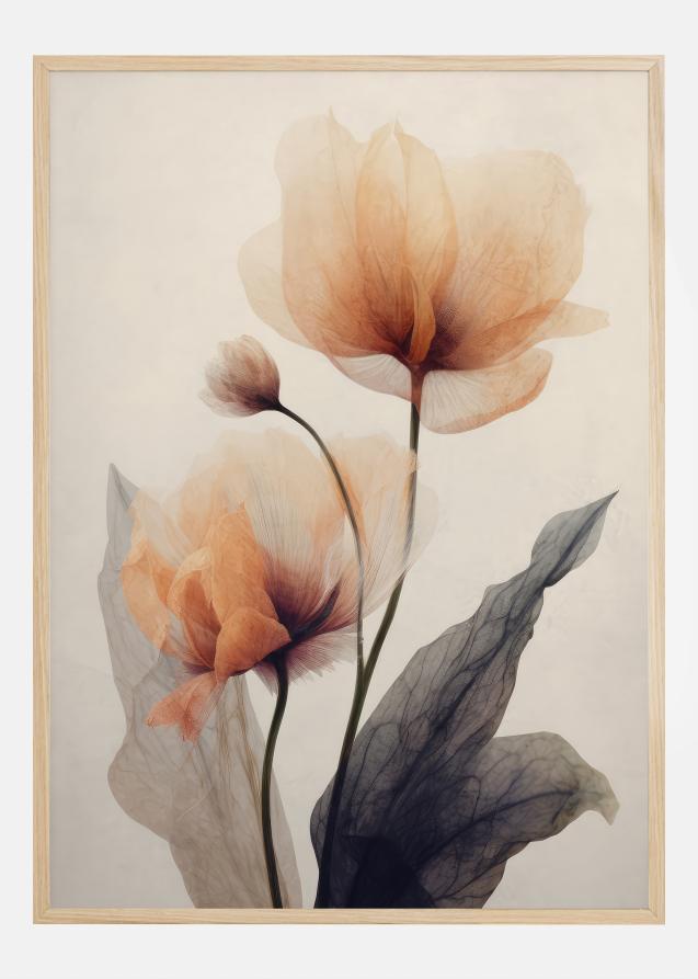 Bildverkstad Parchment Flowers No 6 Poster