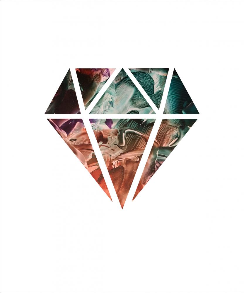 Bildverkstad Diamond sunset Poster
