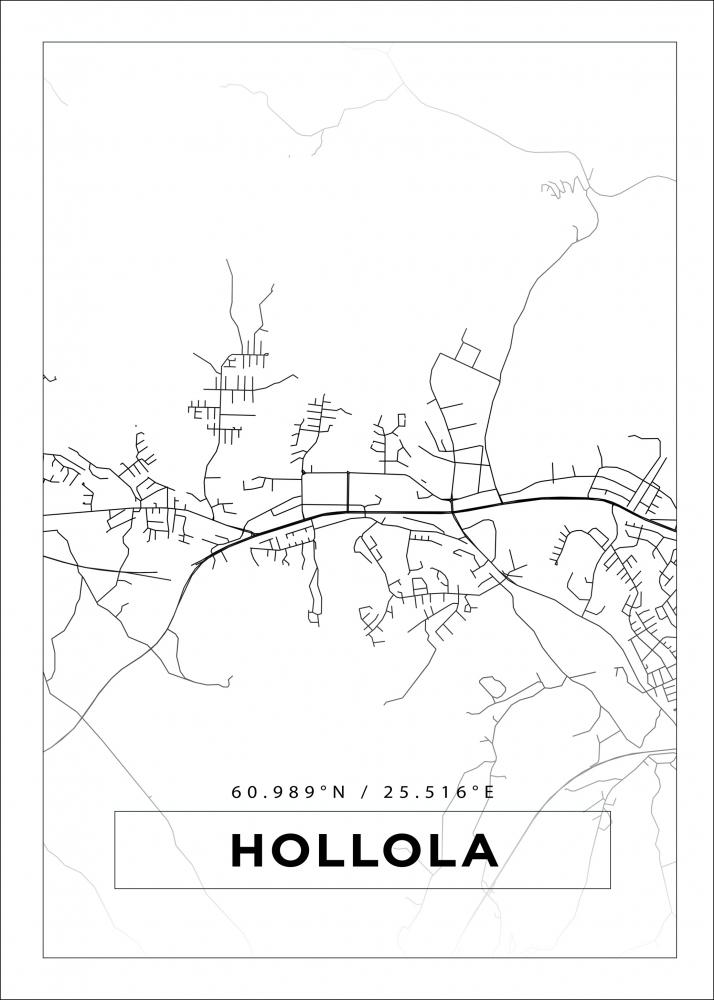 Bildverkstad Map - Hollola - White