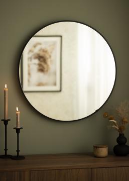 KAILA KAILA Round Mirror - Edge Black 70 cm 