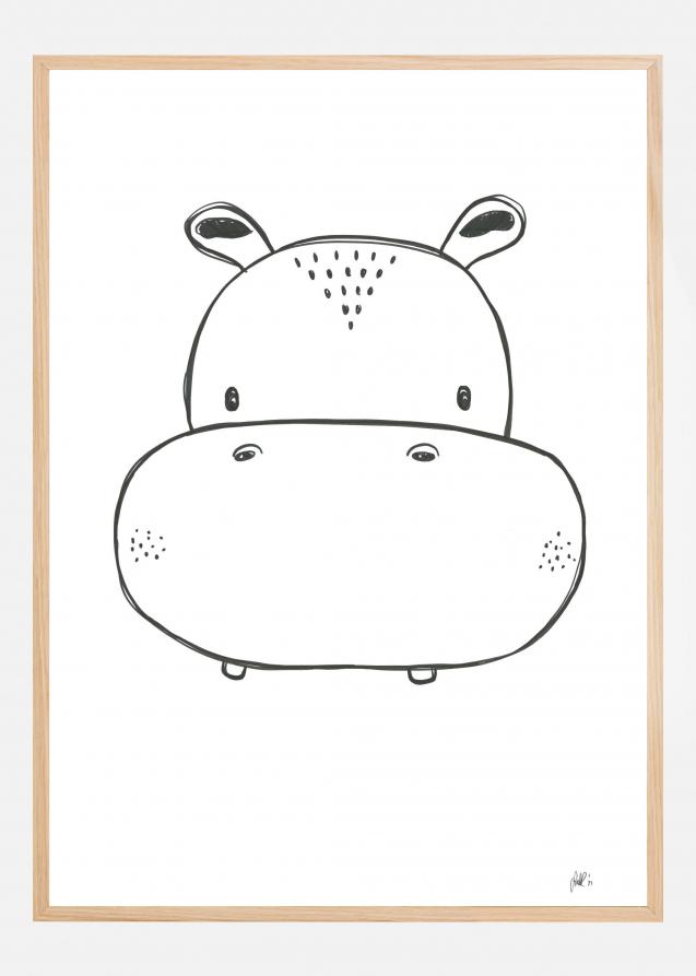 Bildverkstad Hippo Poster