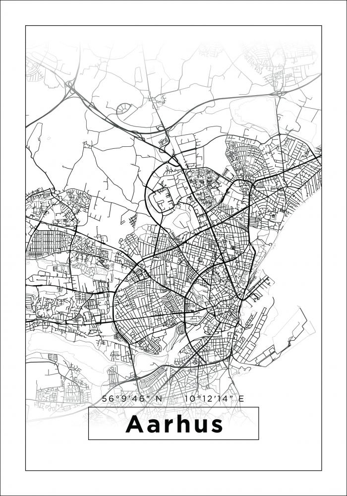 Bildverkstad Map - Aarhus - White
