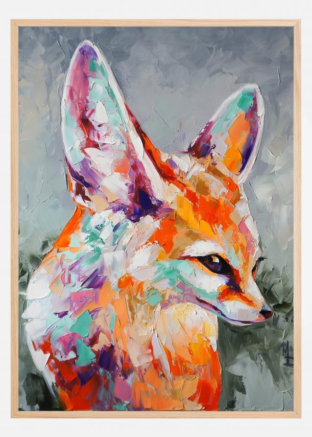 Bildverkstad Fox Painting Poster