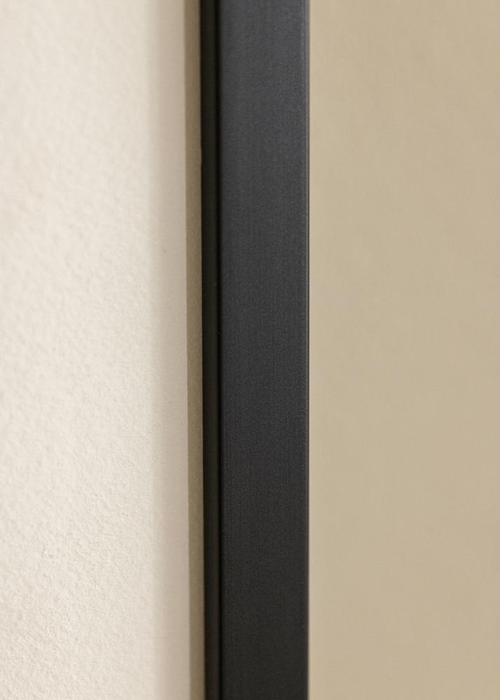 Ram med passepartou Rahmen E-Line Schwarz 40x50 cm - Passepartout Wei 29,7x42 cm