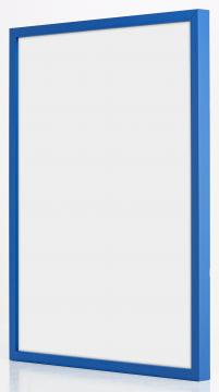 Ram med passepartou Rahmen E-Line Blau 70x100 cm - Passepartout Schwarz 60x90 cm