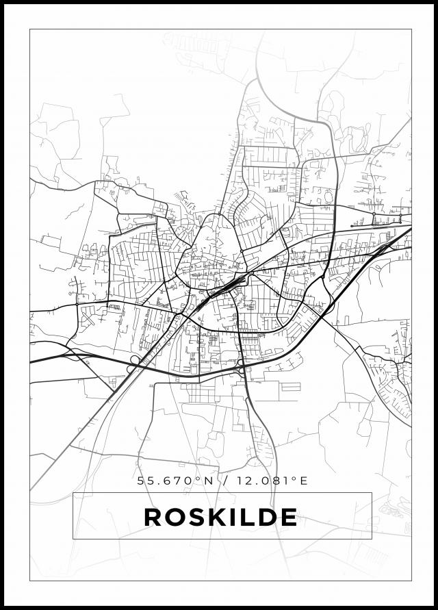Bildverkstad Map - Roskilde - White
