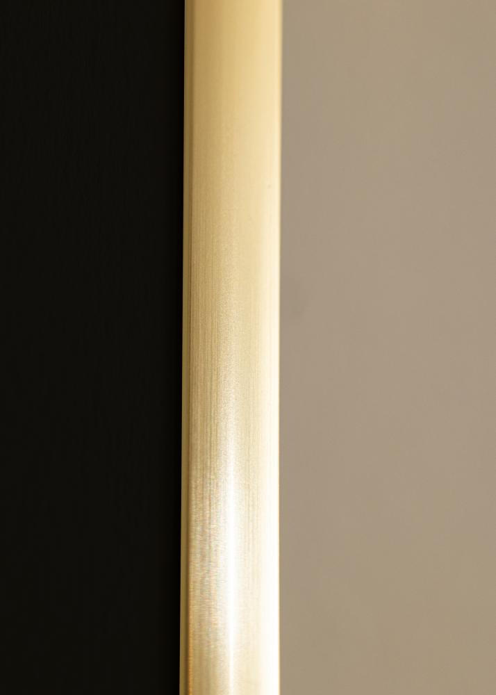 Ram med passepartou Rahmen New Lifestyle Shiny Gold 50x70 cm - Passepartout Schwarz 16x24 inches