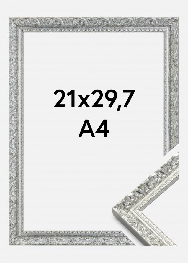 Bubola e Naibo Rahmen Smith Silber 21x29,7 cm (A4)