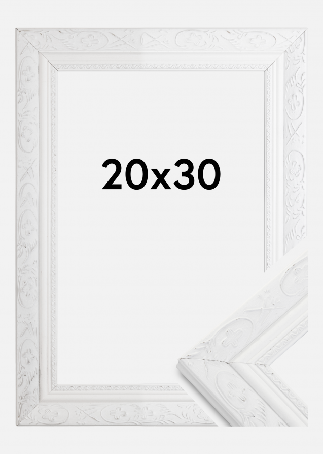 Walther Rahmen Barock Weiß 20x30 cm