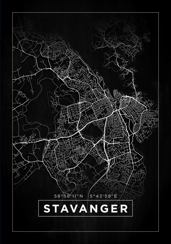 Bildverkstad Map - Stavanger - Black