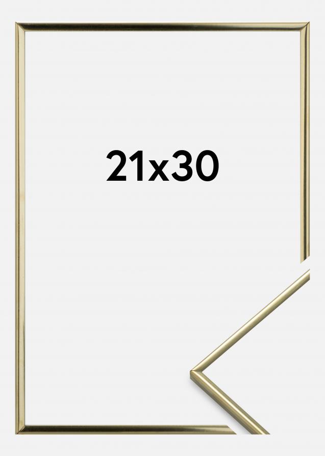 Eiri Kehykset Rahmen Slät Metall Gold 21x30 cm