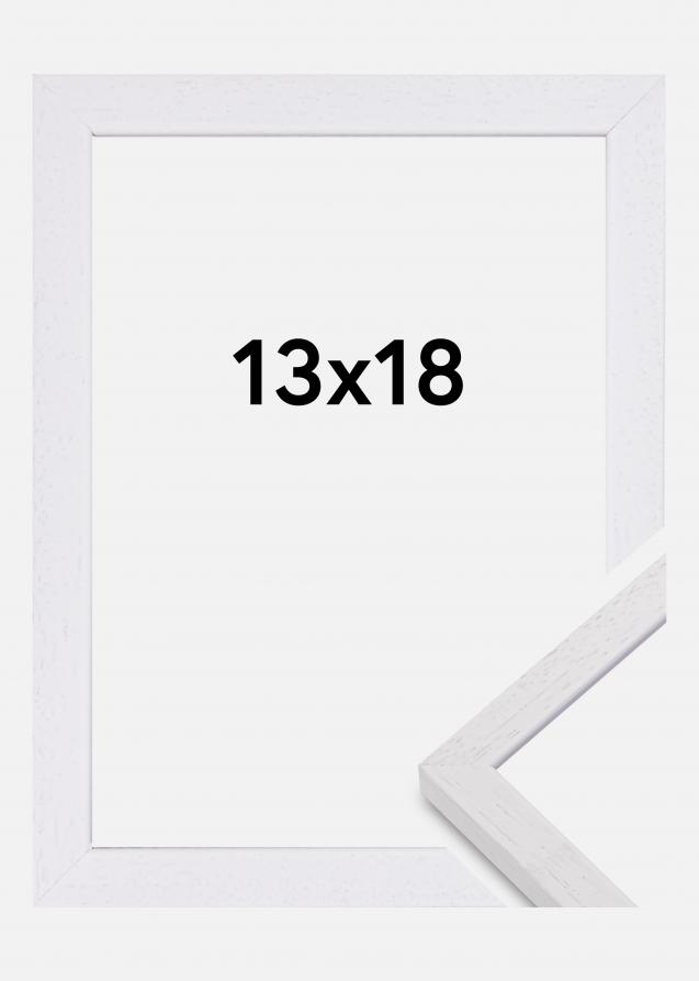 Mavanti Bilderrahmen Glendale Matt Antireflexglas Weiß 13x18 cm