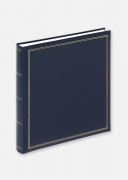 Walther Monza Album Classic Blau - 34x33 cm (60 weie Seiten / 30 Blatt)
