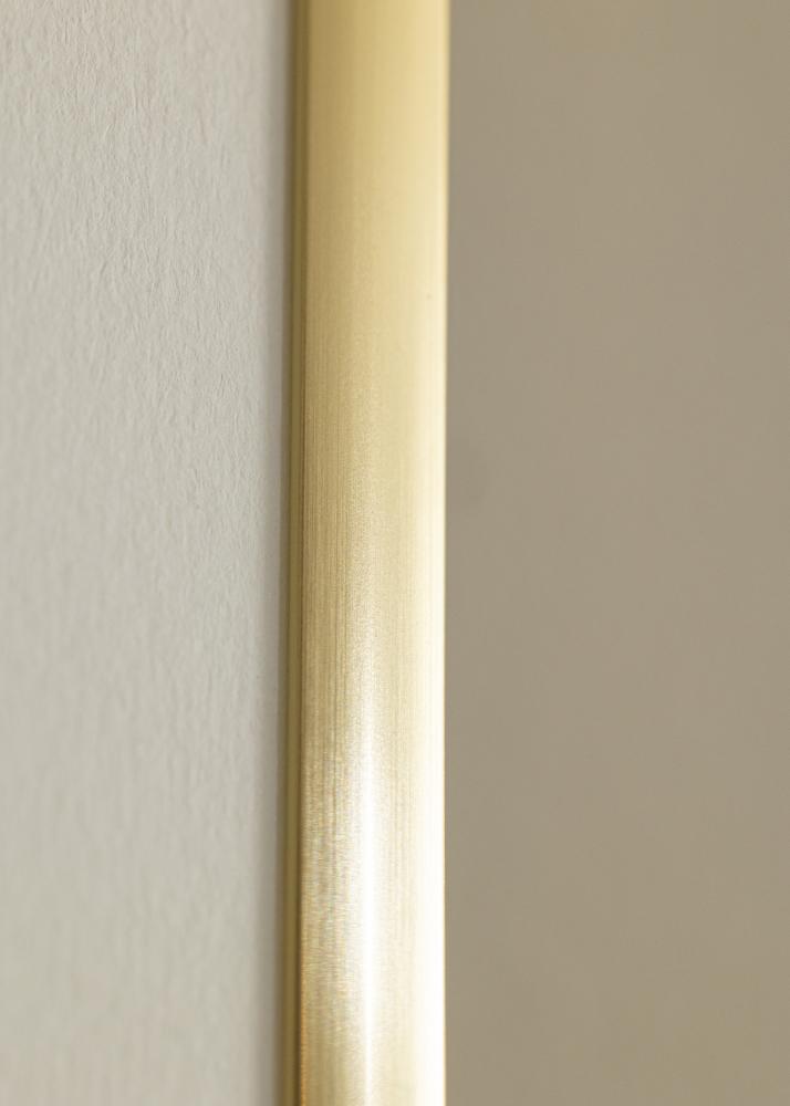 Ram med passepartou Rahmen New Lifestyle Shiny Gold 30x40 cm - Passepartout Wei 21x29,7 cm (A4)