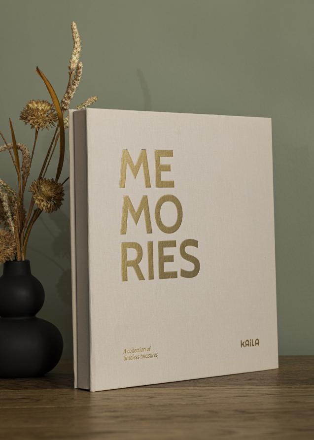 Innova Décor KAILA FOTOALBUM MEMORIES Cream - 300 Bilder i 10x15 cm