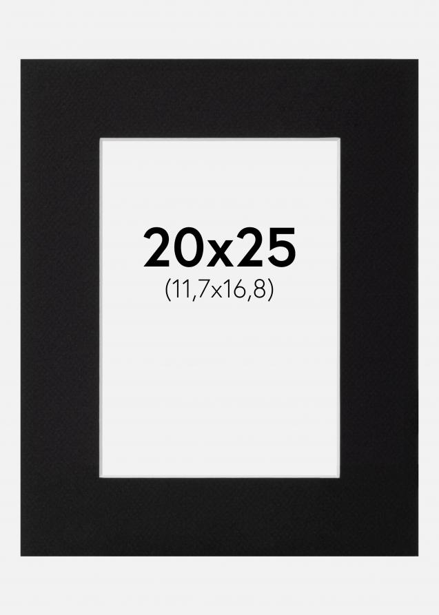Galleri 1 Passepartout Canson Schwarz (weißer Kern) 20x25 cm (11,7x16,8)