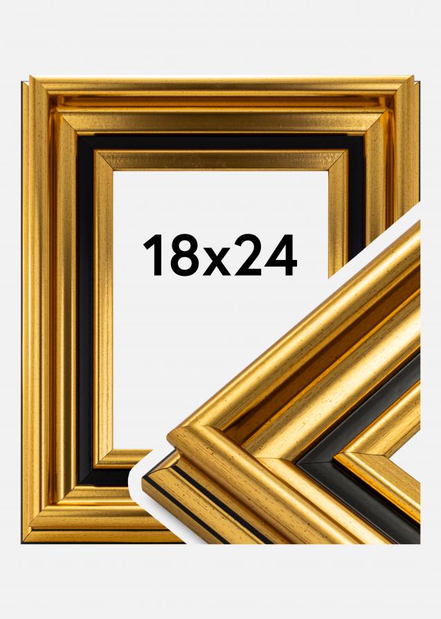 Ramverkstad Rahmen Gysinge Premium Gold 18x24 cm