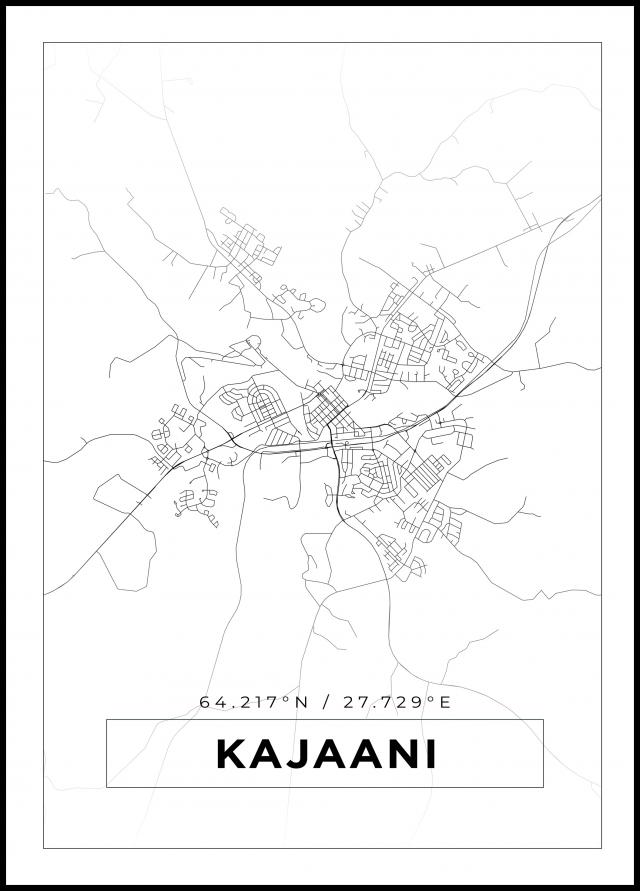 Bildverkstad Map - Kajaani - White