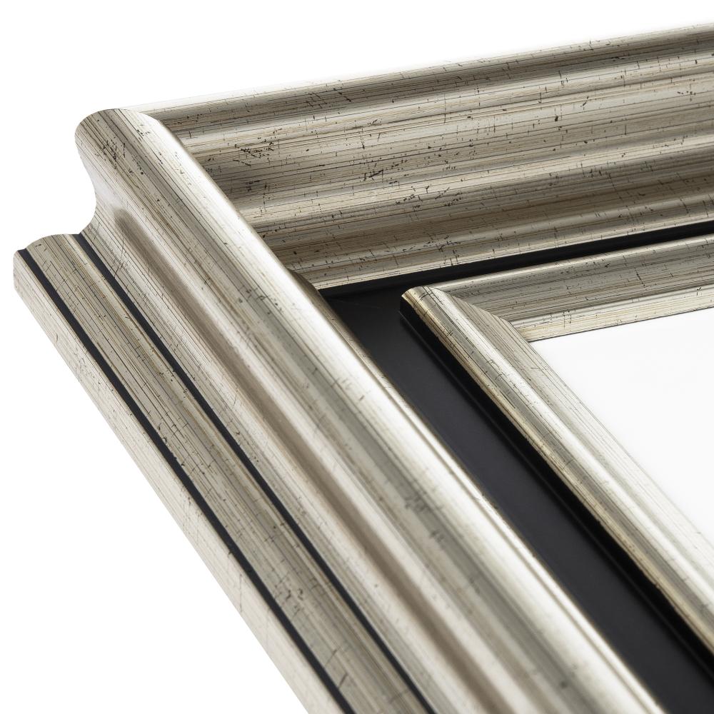 Ramverkstad Rahmen Gysinge Premium Silber 58x100 cm