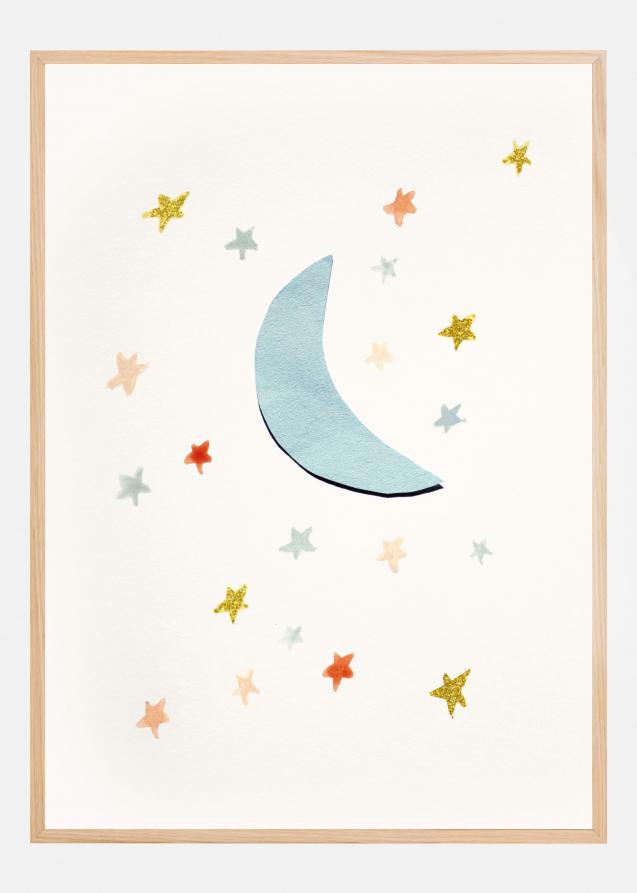 Bildverkstad Moon a Stars Poster