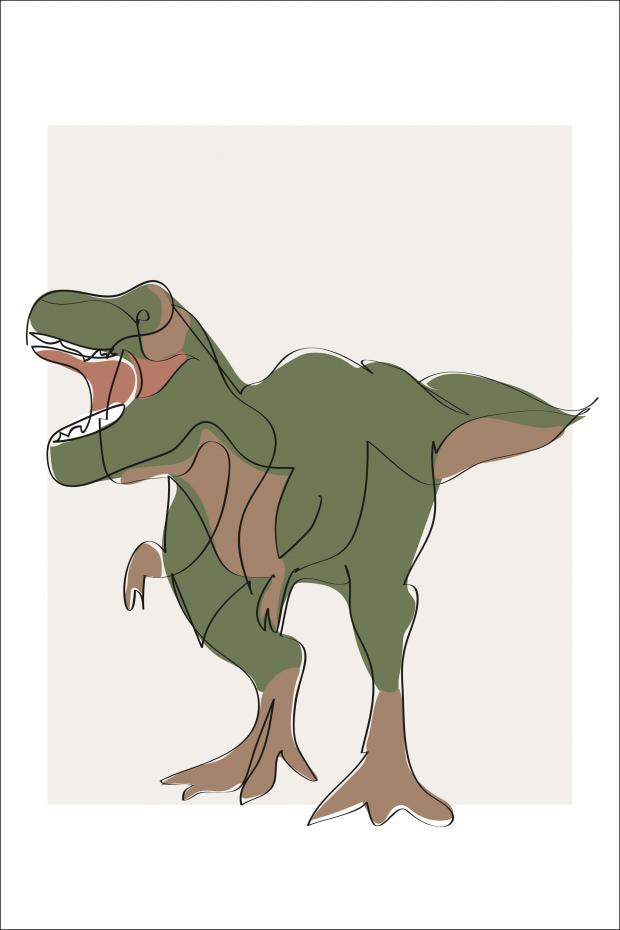 Bildverkstad Dinosaur Poster