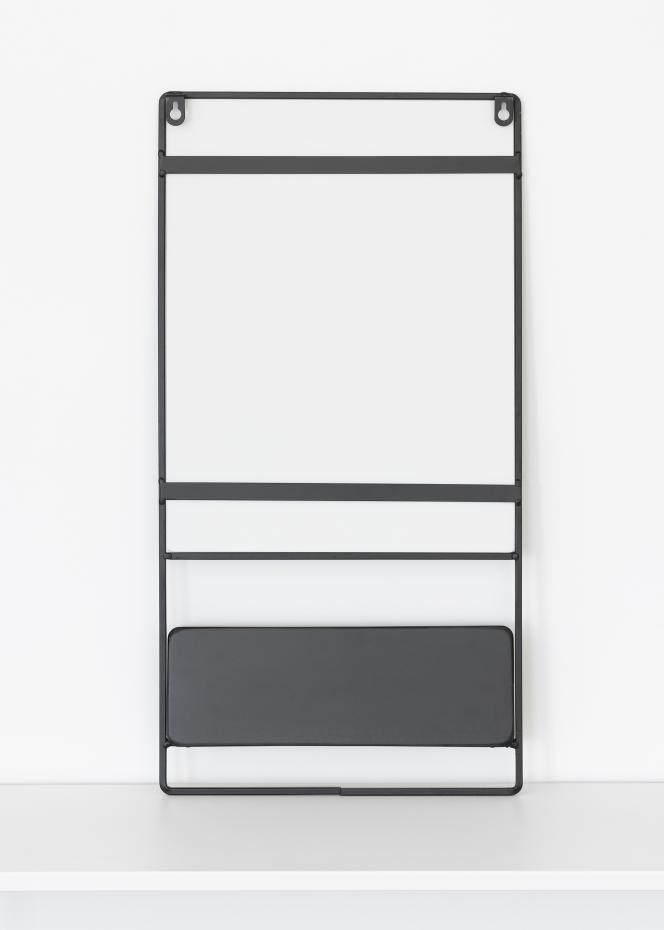 KAILA KAILA Spiegel mit Ablage - Schwarz 31x60 cm