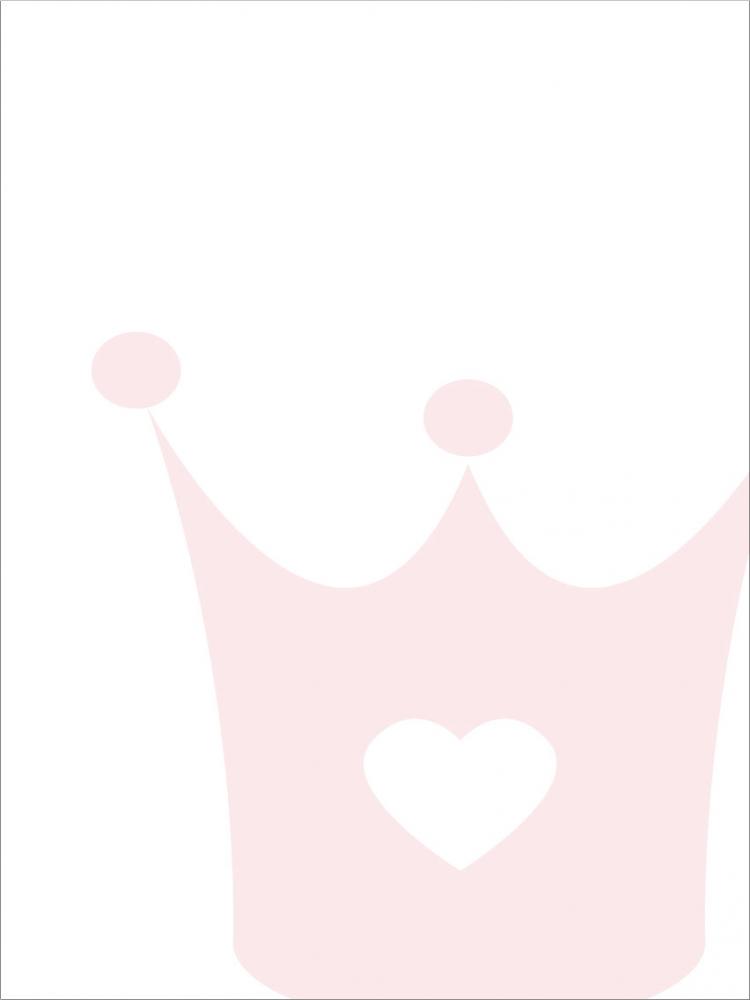 Bildverkstad Prinzessinnenkrone - Rosenrosa Poster