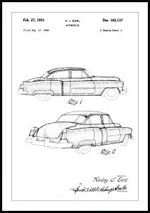 Bildverkstad Patentzeichnung - Cadillac I Poster