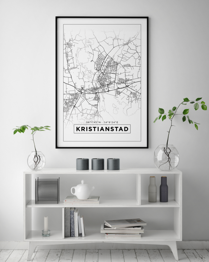 Bildverkstad Map - Kristianstad - White