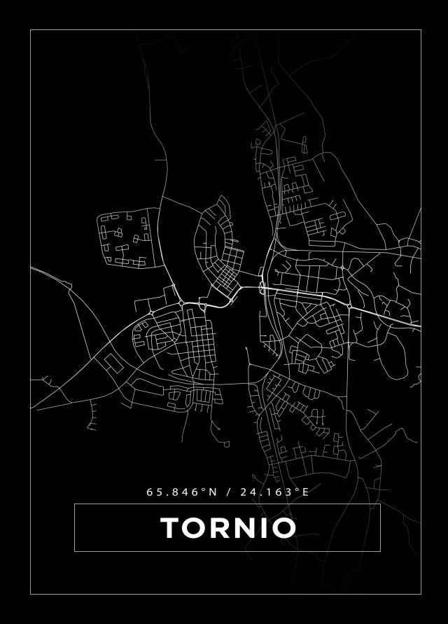 Bildverkstad Map - Tornio - Black
