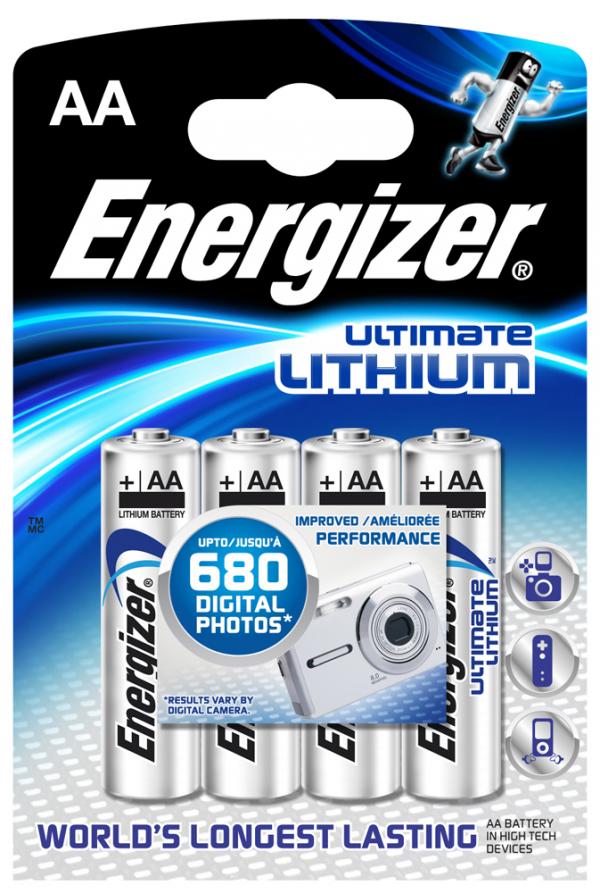 Focus Energizer Ultimate Lithium AA 4pk