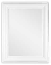 Spegelverkstad Spiegel Siljan Weiß - Maßgefertigt
