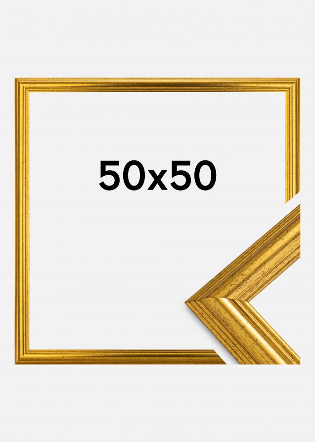 Galleri 1 Rahmen Västkusten Acrylglas Gold 50x50 cm