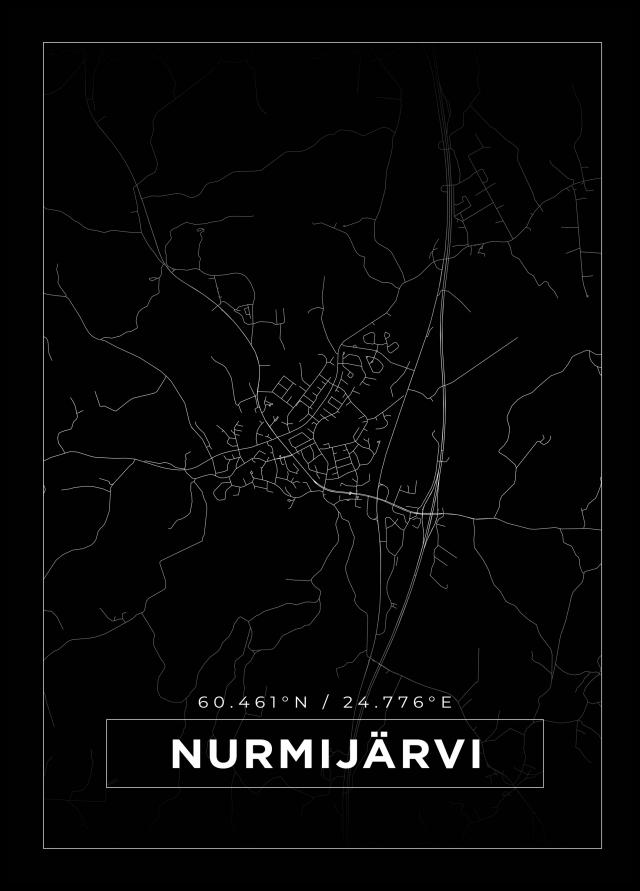 Bildverkstad Map - Nurmijärvi - Black
