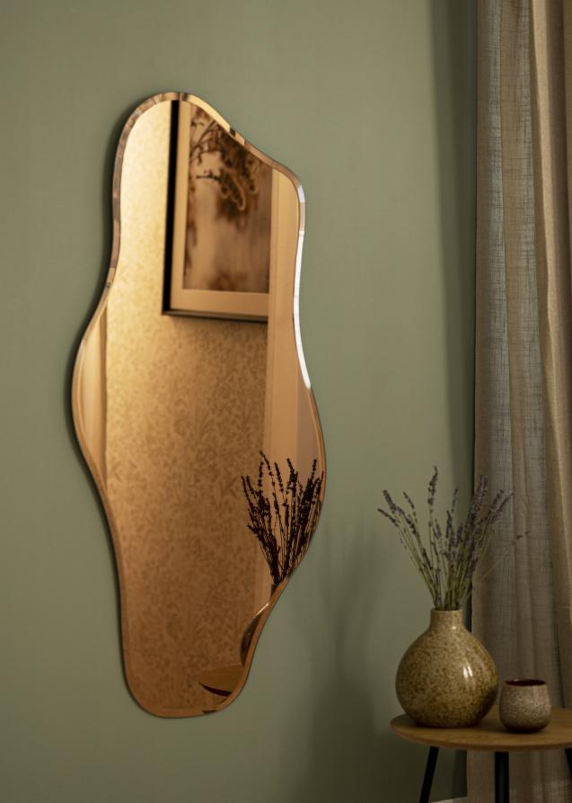 Incado Spiegel Wave Rose Gold 55x110 cm
