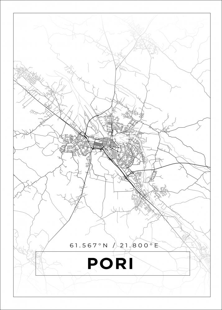 Bildverkstad Map - Pori - White