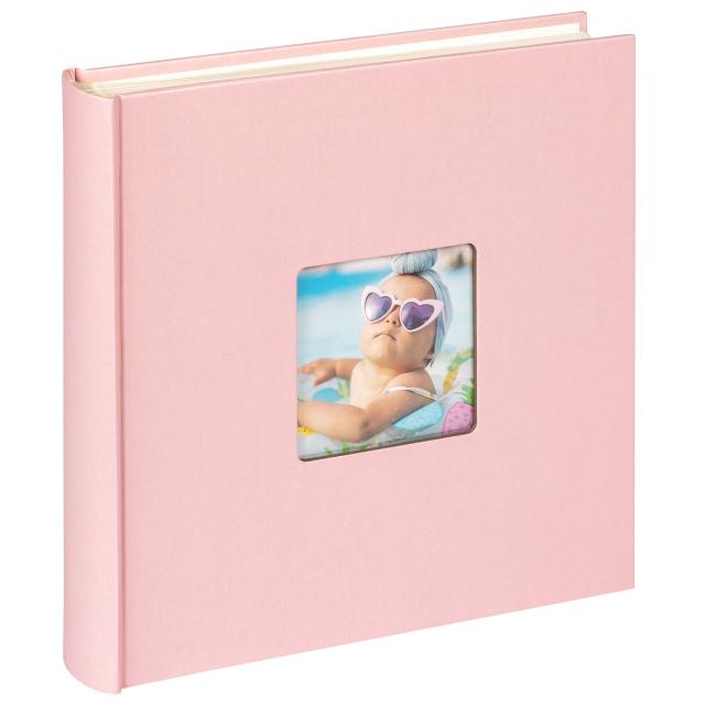 Walther Fun Babyalbum Rosa - 30x30 cm (100 weiße Seiten/50 Blatt)