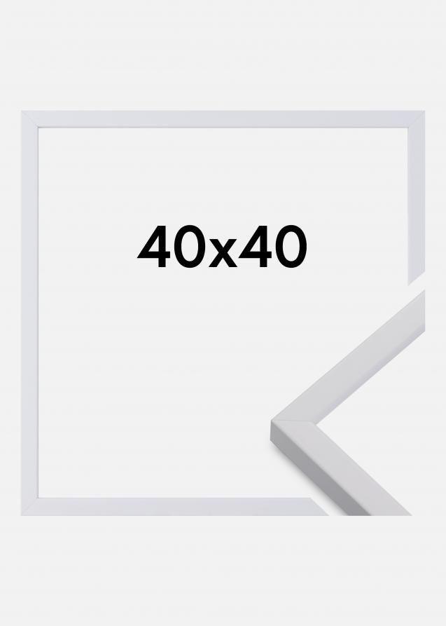 Estancia Rahmen Exklusiv Weiß 40x40 cm