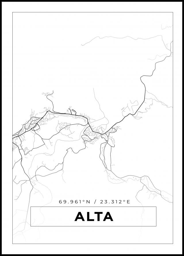 Bildverkstad Map - Alta - White