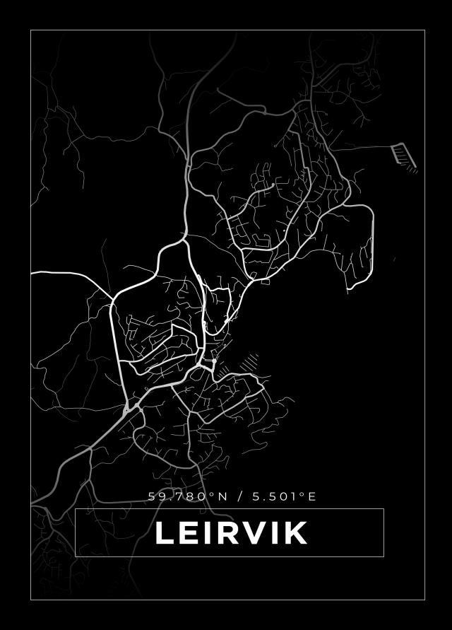Bildverkstad Map - Leirvik - Black