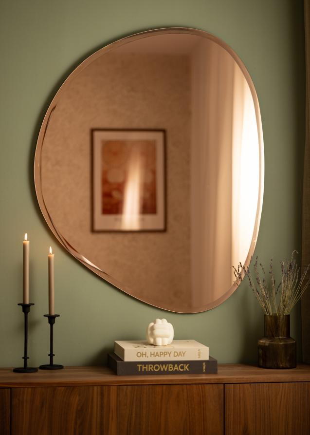 Incado Spiegel Shape Big Rose Gold 95x110 cm