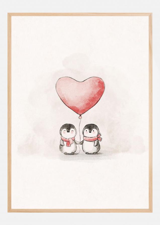 Bildverkstad Penguin in Love Poster