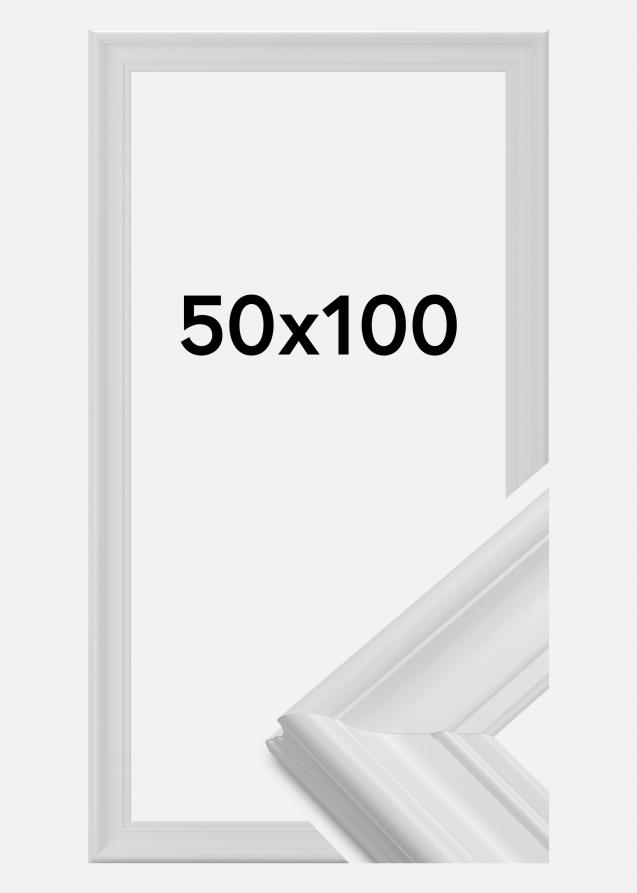 Ramverkstad Rahmen Mora Premium Weiß 50x100 cm