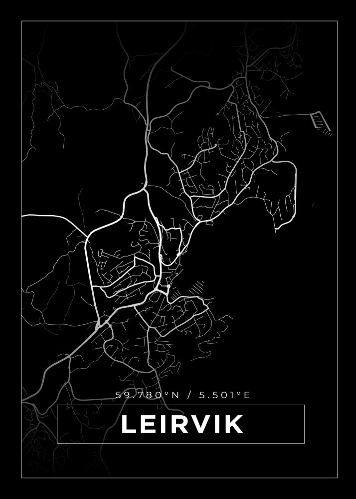 Bildverkstad Map - Leirvik - Black