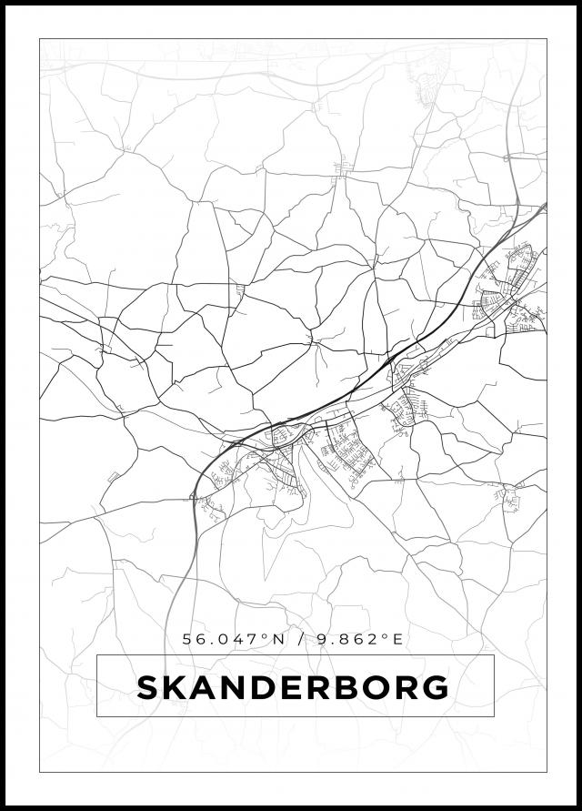 Bildverkstad Map - Skanderborg - White