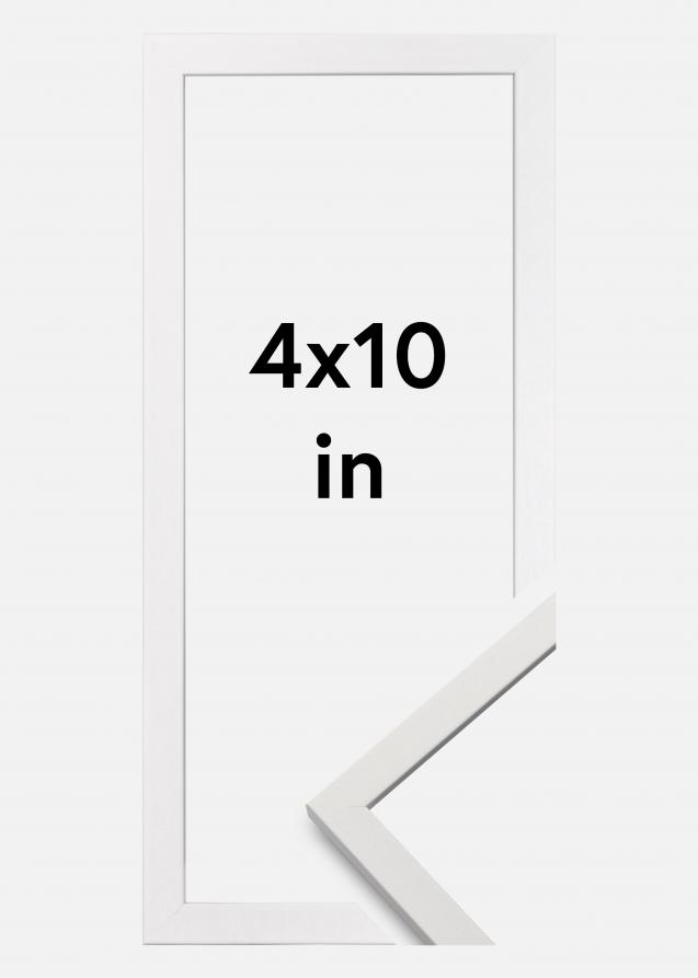 Galleri 1 Rahmen Edsbyn Acrylglas Weiß 4x10 inches (10,16x25,4 cm)