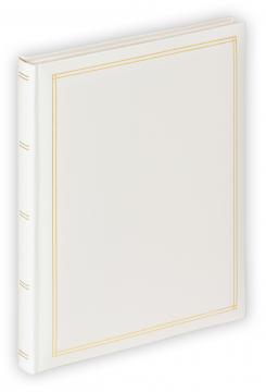 Walther Monza Album Selbstklebend Weiß - 26x30 cm (30 Schutzseiten)