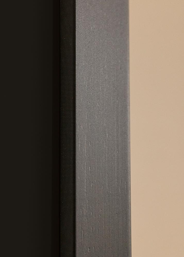 Ram med passepartou Rahmen Black Wood 11x15 cm - Passepartout Schwarz 7x9 cm