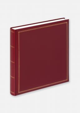 Walther Monza Album Classic Rot - 34x33 cm (60 weie Seiten / 30 Blatt)